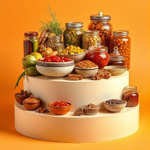 ترشی و مربا ، چاشنی های سنتی